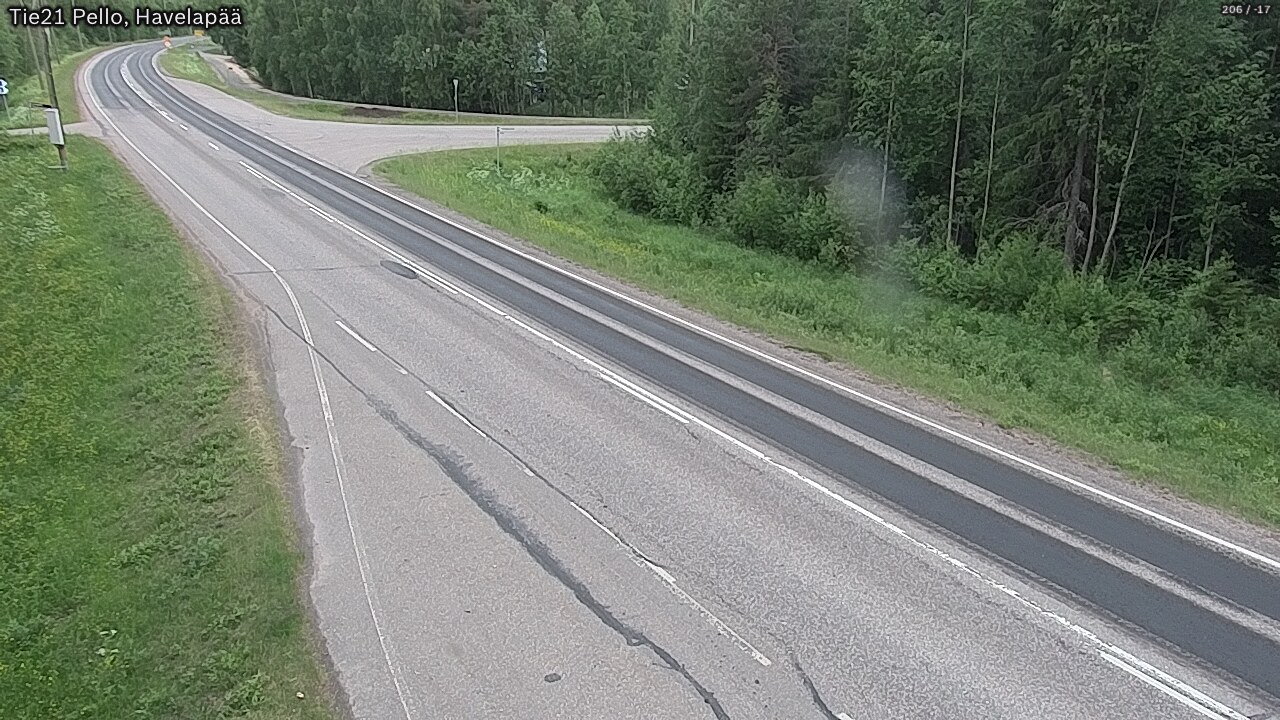 Kelikamerat Kuva Tie 21 Pello, Havelanpää, Pello, Lappi