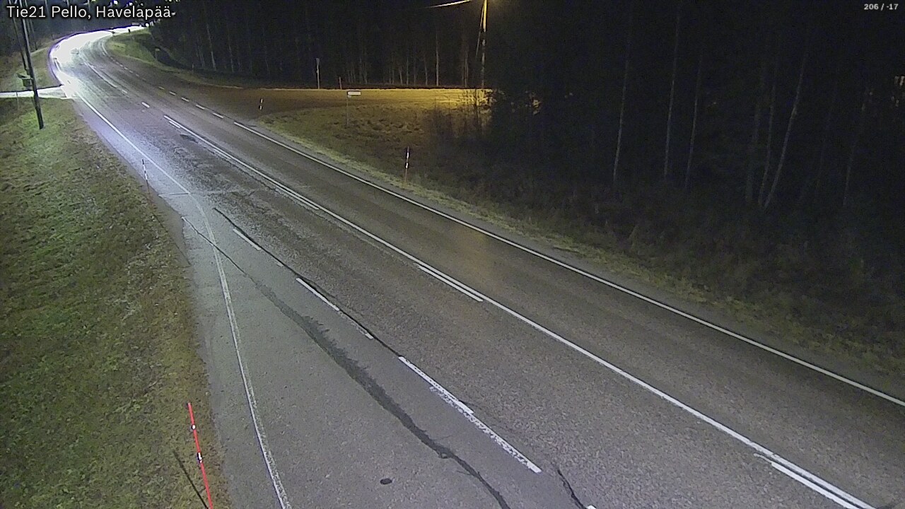 Kelikamerat Kuva Tie 21 Pello, Havelanpää, Pello, Lappi