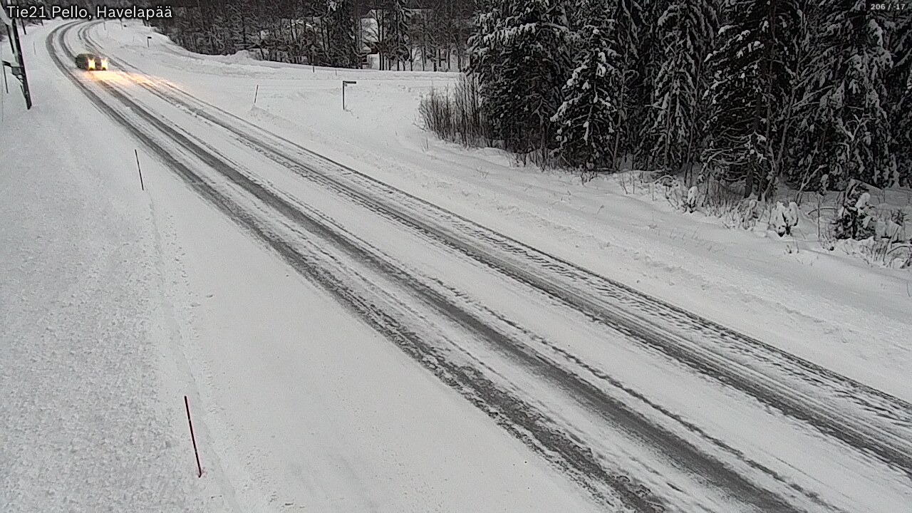 Kelikamerat Kuva Tie 21 Pello, Havelanpää, Pello, Lappi