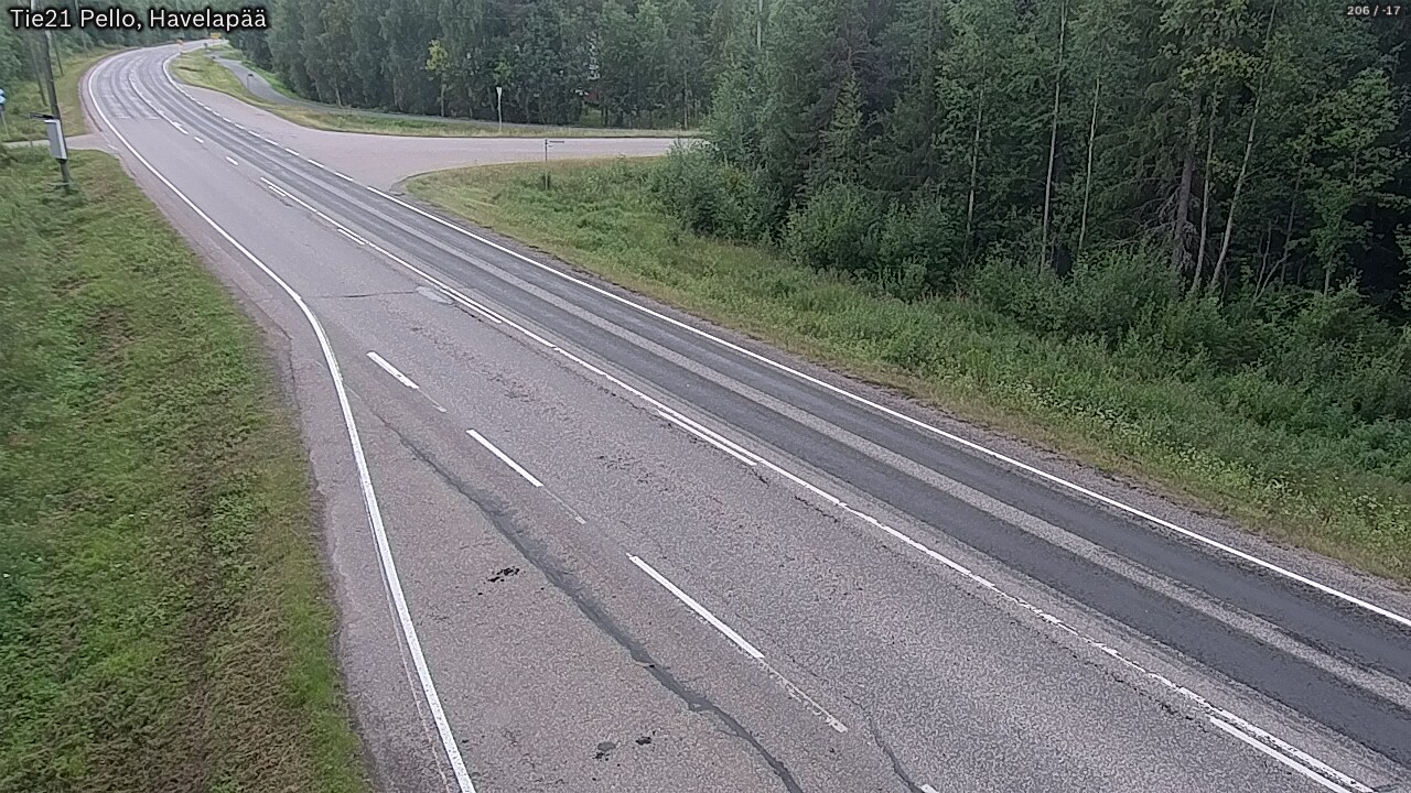 Kelikamerat Kuva Tie 21 Pello, Havelanpää, Pello, Lappi