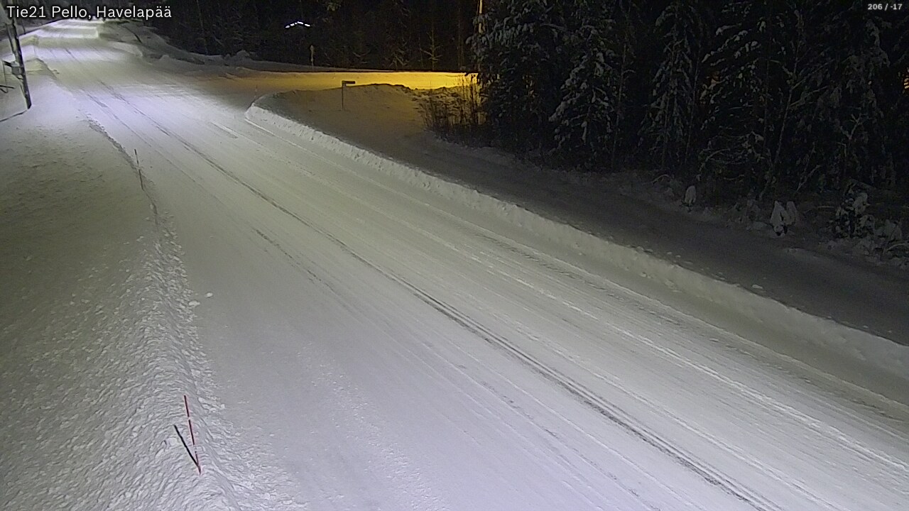 Kelikamerat Kuva Tie 21 Pello, Havelanpää, Pello, Lappi