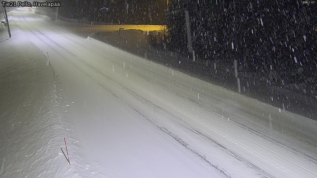 Kelikamerat Kuva Tie 21 Pello, Havelanpää, Pello, Lappi