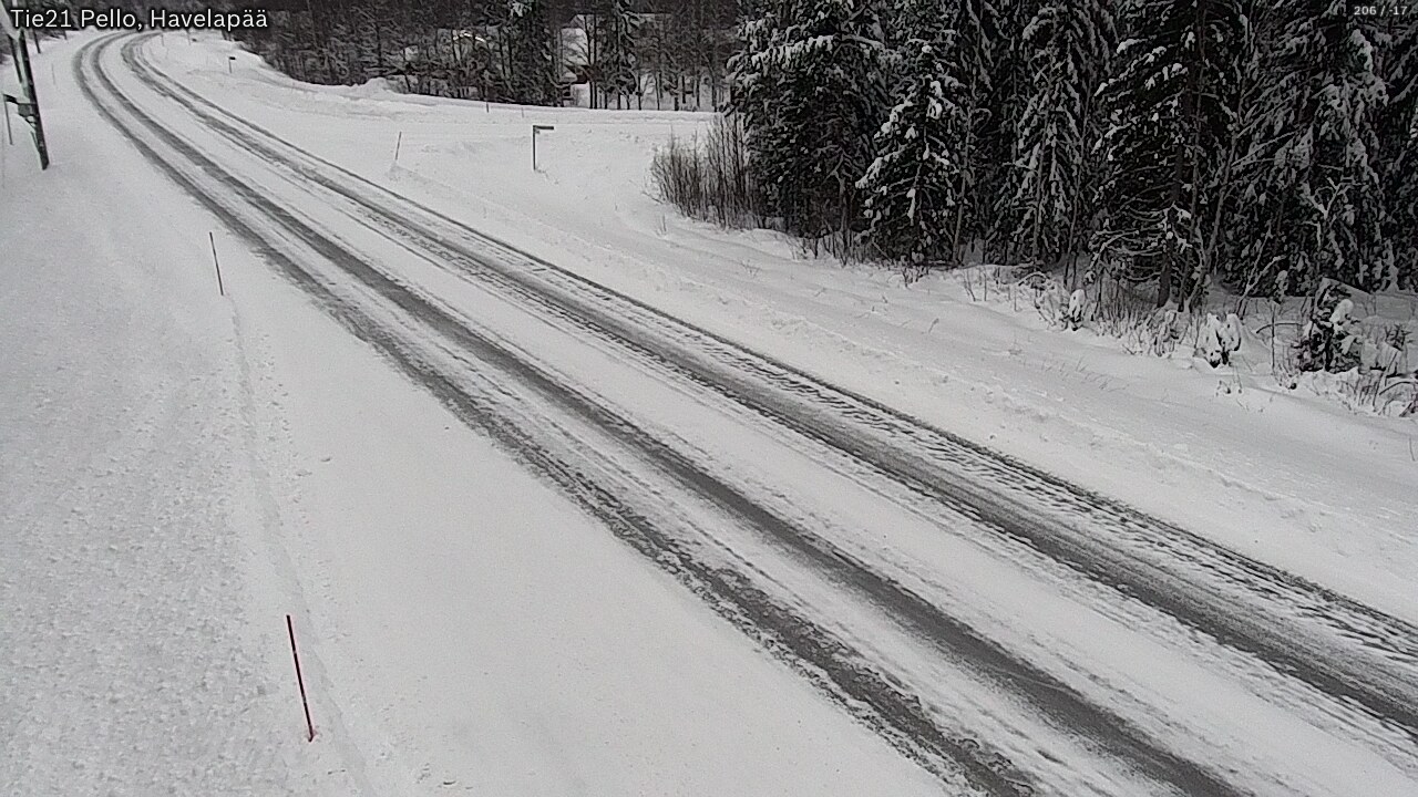 Kelikamerat Kuva Tie 21 Pello, Havelanpää, Pello, Lappi