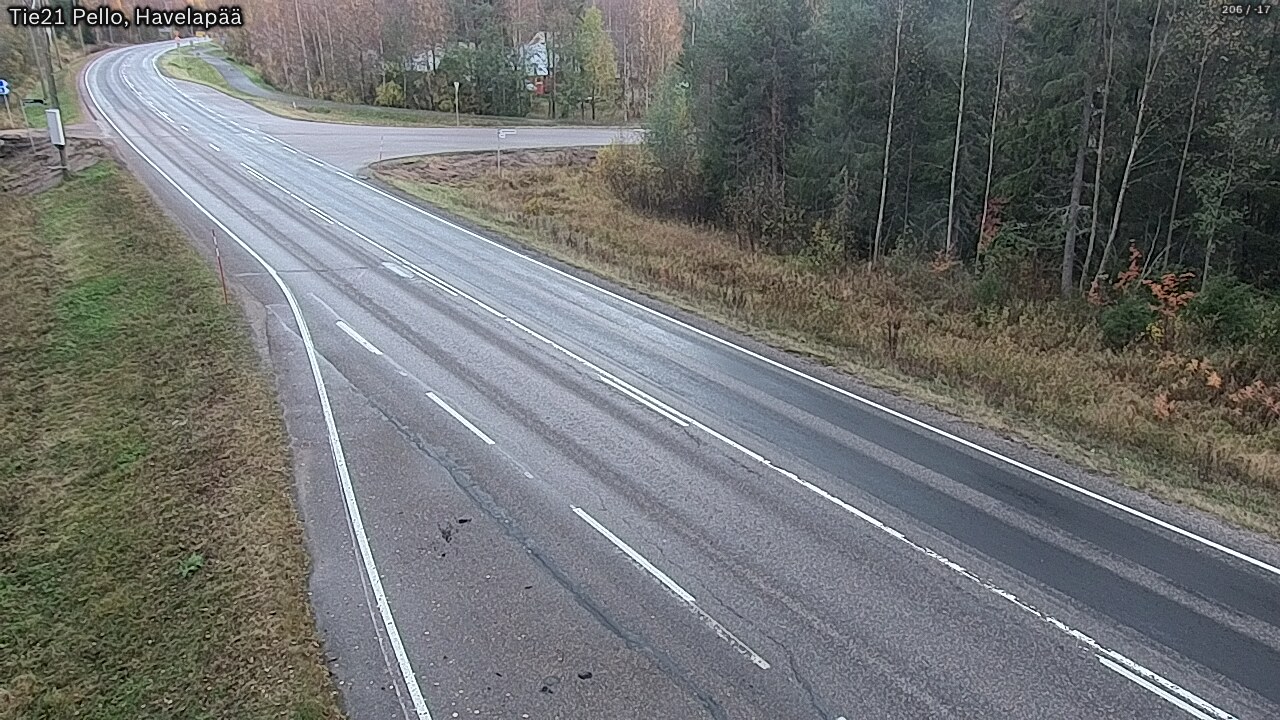 Kelikamerat Kuva Tie 21 Pello, Havelanpää, Pello, Lappi