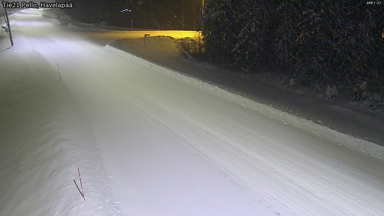 Kelikamerat Kuva Tie 21 Pello, Havelanpää, Pello, Lappi