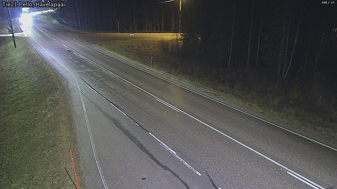 Kelikamerat Kuva Tie 21 Pello, Havelanpää, Pello, Lappi