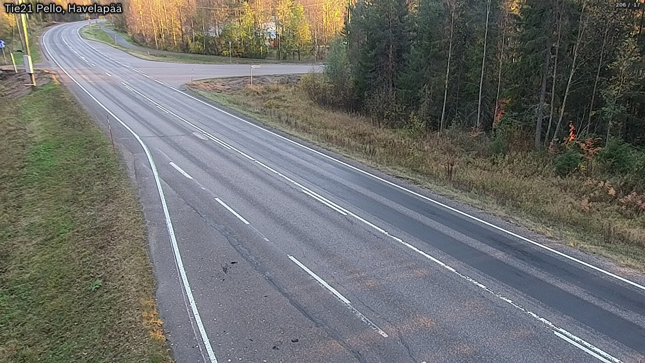 Kelikamerat Kuva Tie 21 Pello, Havelanpää, Pello, Lappi