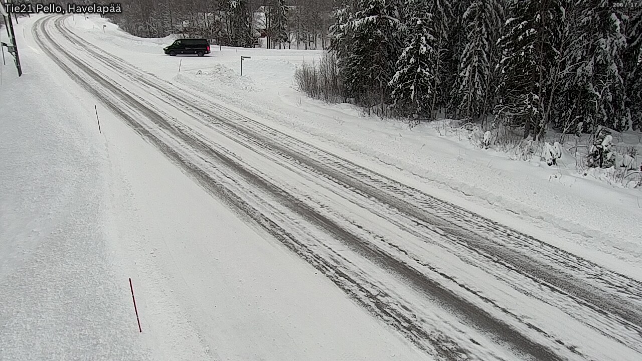 Weather Camera Image Road 21 Pello, Havelanpää, Pello, Lappi