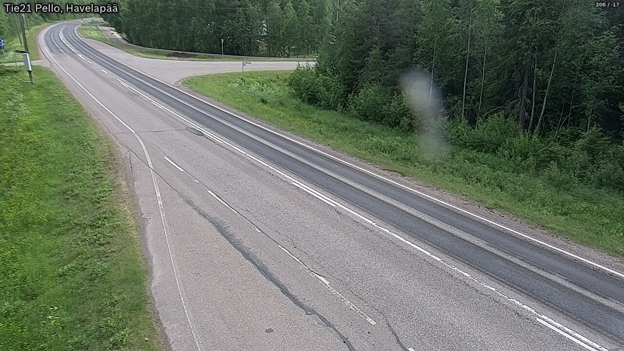 Kelikamerat Kuva Tie 21 Pello, Havelanpää, Pello, Lappi