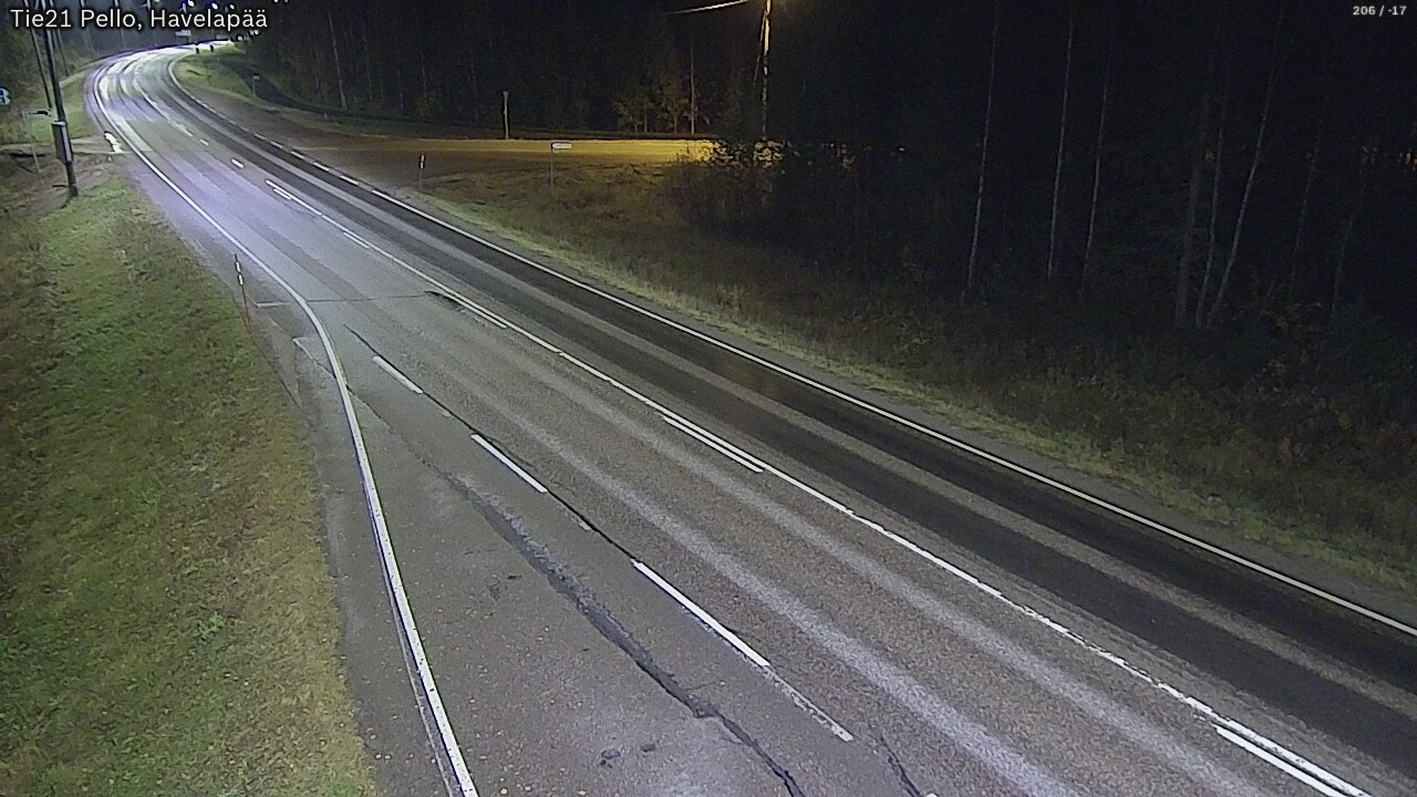 Kelikamerat Kuva Tie 21 Pello, Havelanpää, Pello, Lappi