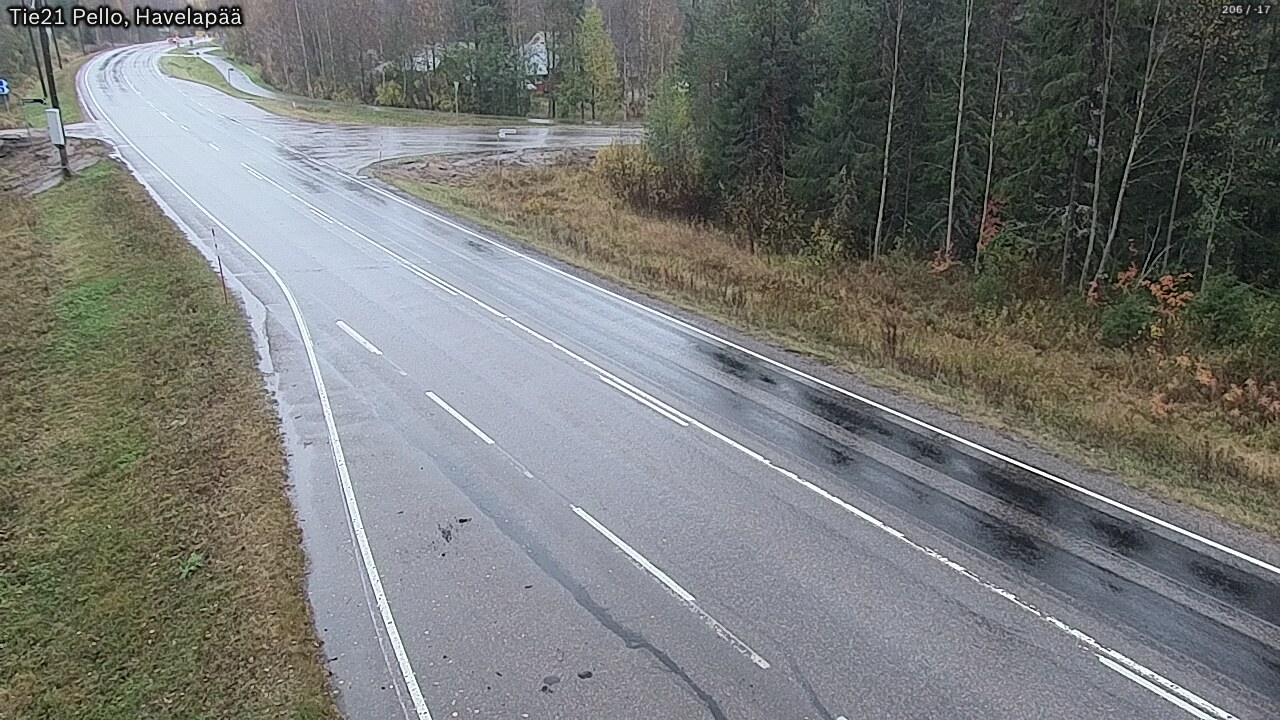 Weather Camera Image Road 21 Pello, Havelanpää, Pello, Lappi