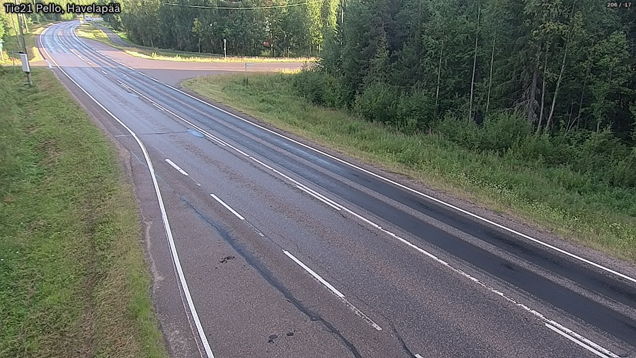 Kelikamerat Kuva Tie 21 Pello, Havelanpää, Pello, Lappi