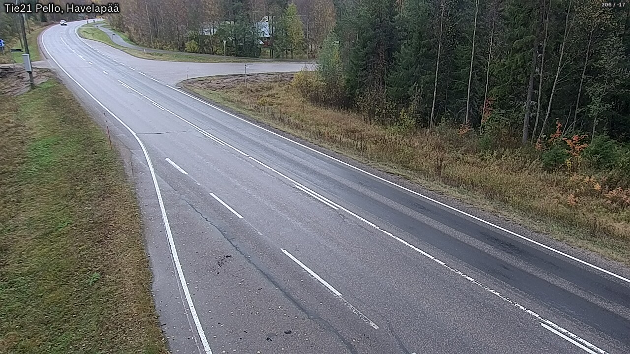 Kelikamerat Kuva Tie 21 Pello, Havelanpää, Pello, Lappi