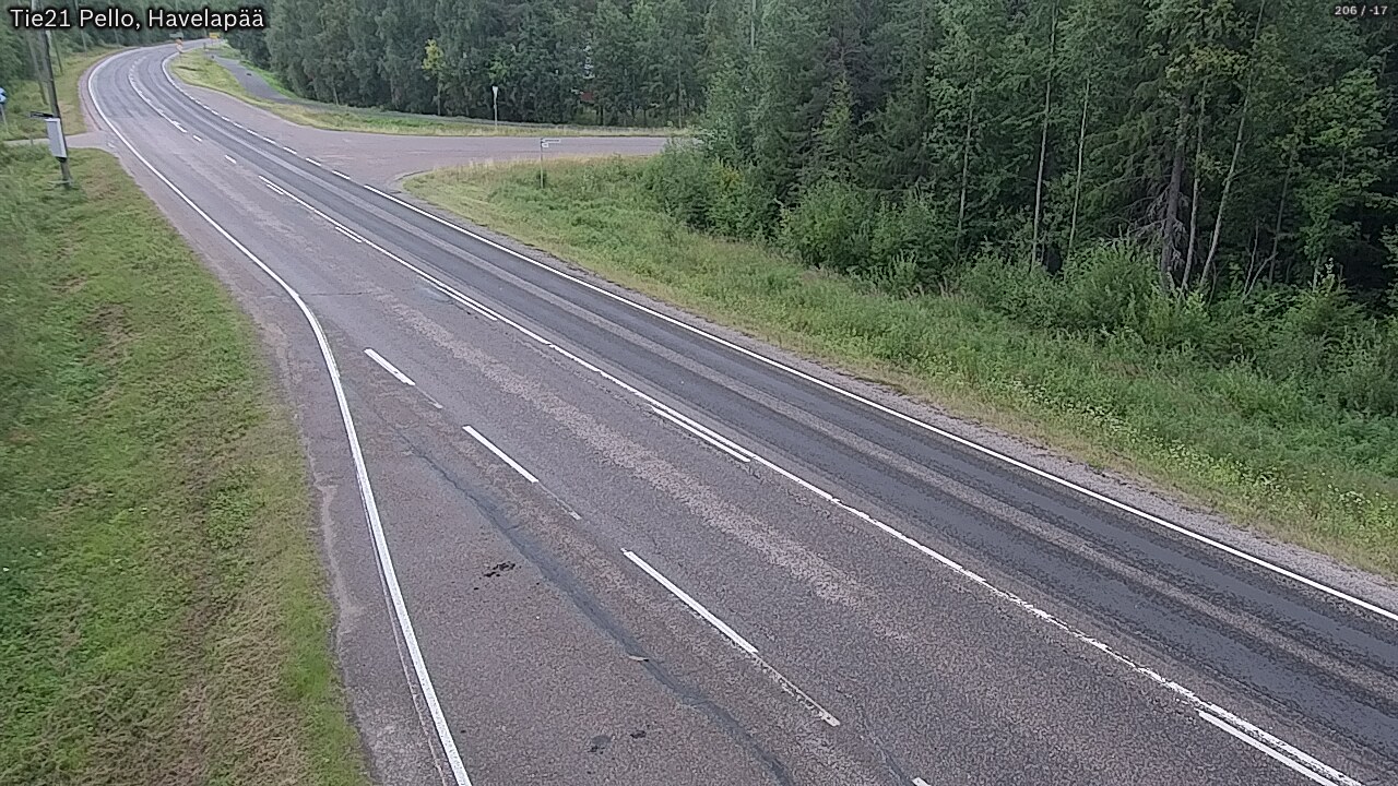 Kelikamerat Kuva Tie 21 Pello, Havelanpää, Pello, Lappi