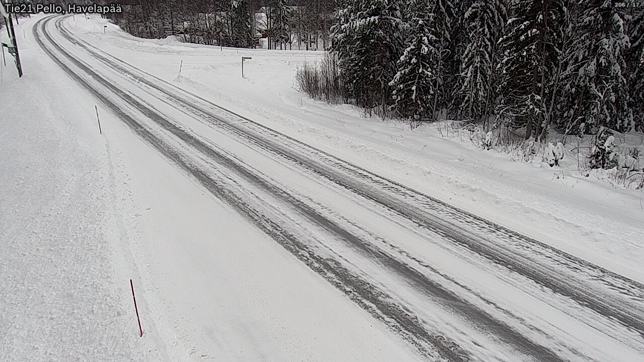 Kelikamerat Kuva Tie 21 Pello, Havelanpää, Pello, Lappi