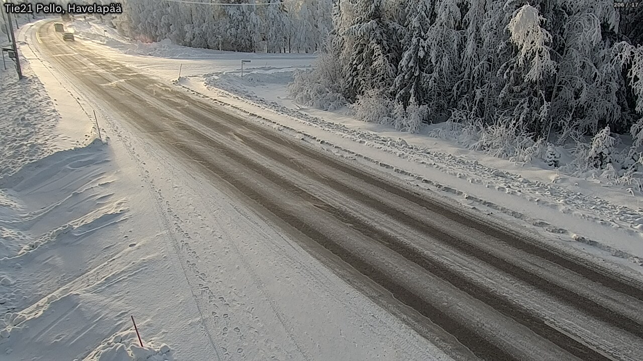 Kelikamerat Kuva Tie 21 Pello, Havelanpää, Pello, Lappi