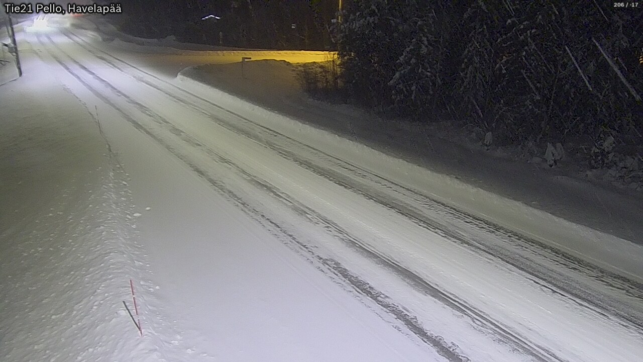 Kelikamerat Kuva Tie 21 Pello, Havelanpää, Pello, Lappi