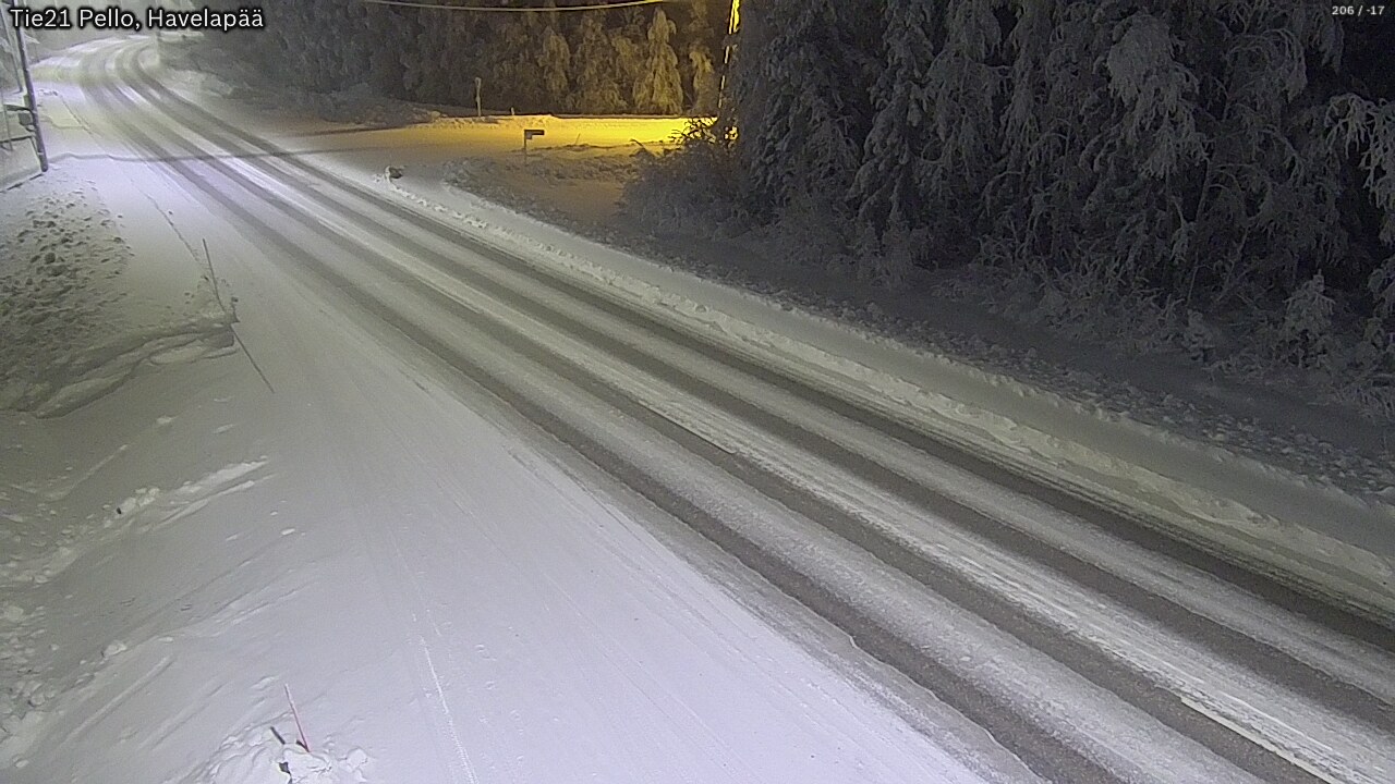 Kelikamerat Kuva Tie 21 Pello, Havelanpää, Pello, Lappi