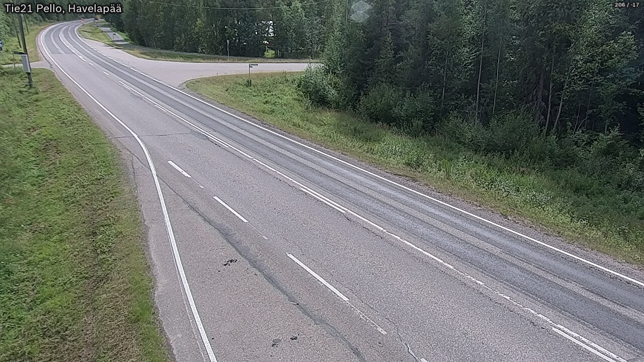 Kelikamerat Kuva Tie 21 Pello, Havelanpää, Pello, Lappi