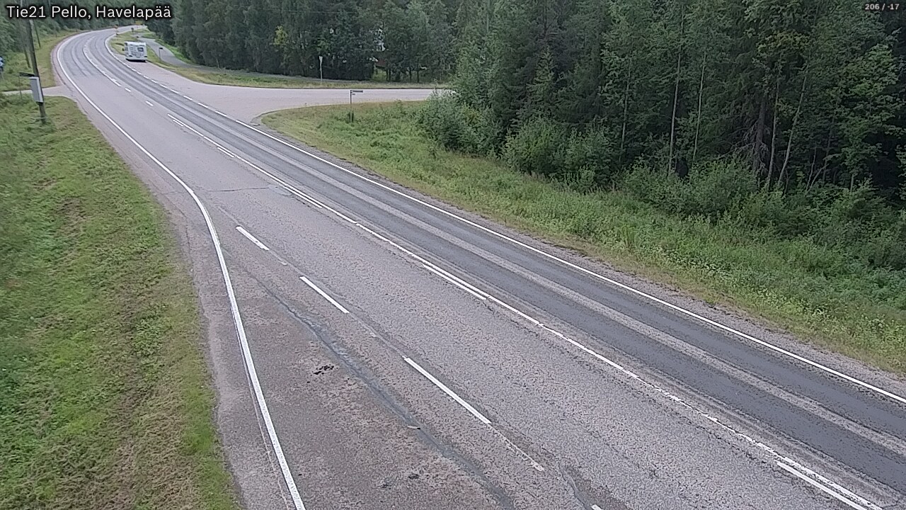 Kelikamerat Kuva Tie 21 Pello, Havelanpää, Pello, Lappi