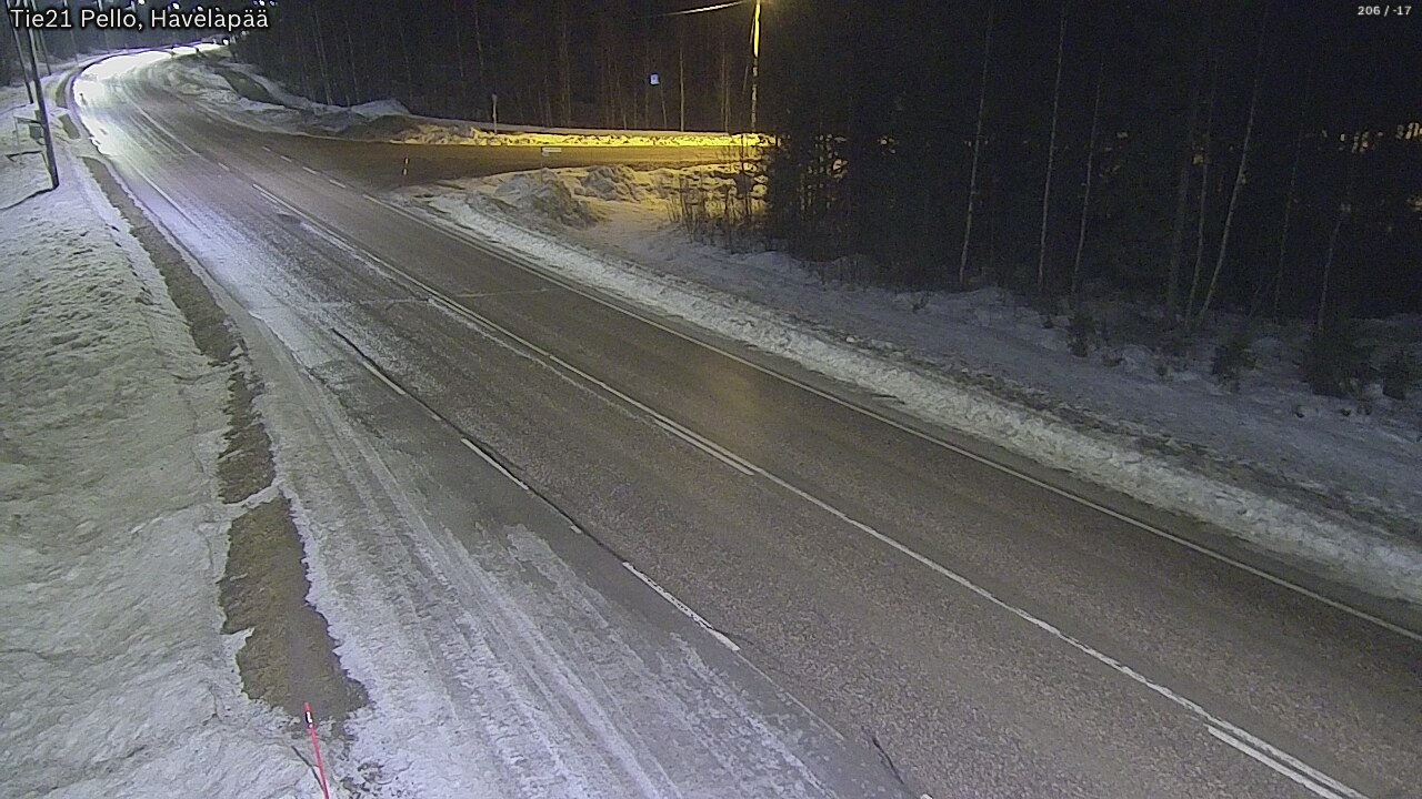 Kelikamerat Kuva Tie 21 Pello, Havelanpää, Pello, Lappi