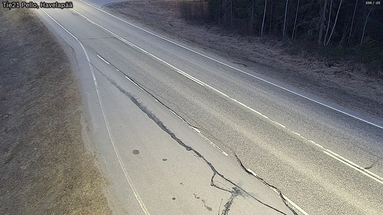Kelikamerat Kuva Tie 21 Pello, Havelanpää, Pello, Lappi