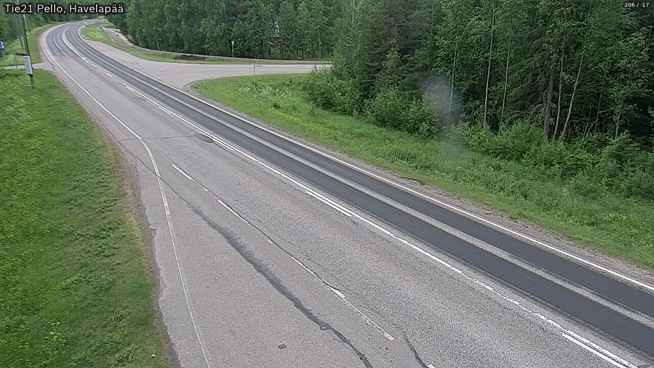 Kelikamerat Kuva Tie 21 Pello, Havelanpää, Pello, Lappi