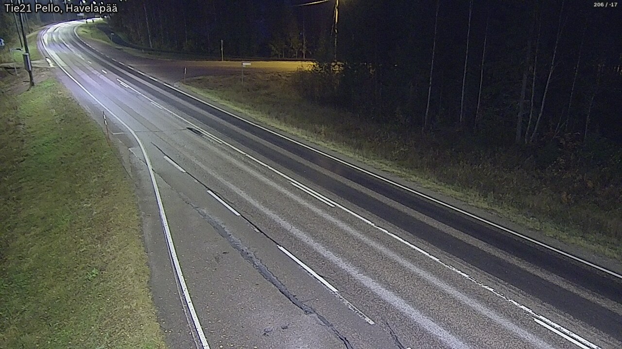 Kelikamerat Kuva Tie 21 Pello, Havelanpää, Pello, Lappi