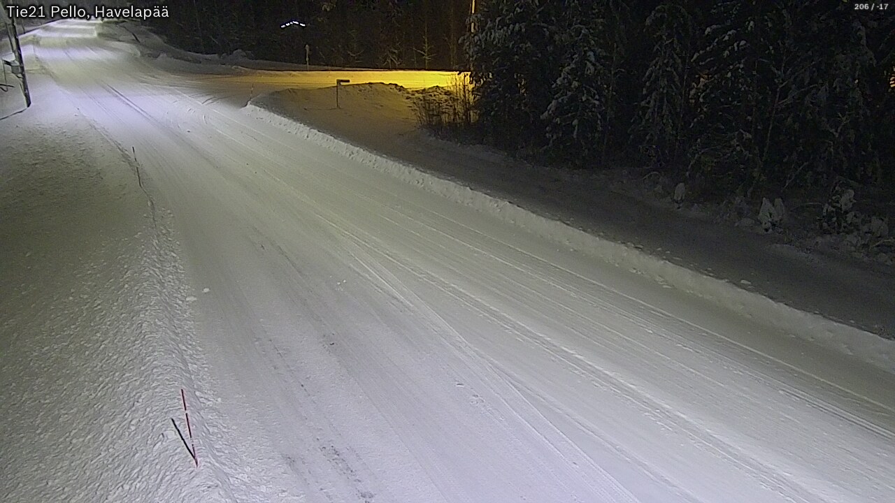 Kelikamerat Kuva Tie 21 Pello, Havelanpää, Pello, Lappi