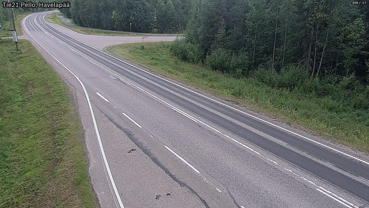 Kelikamerat Kuva Tie 21 Pello, Havelanpää, Pello, Lappi