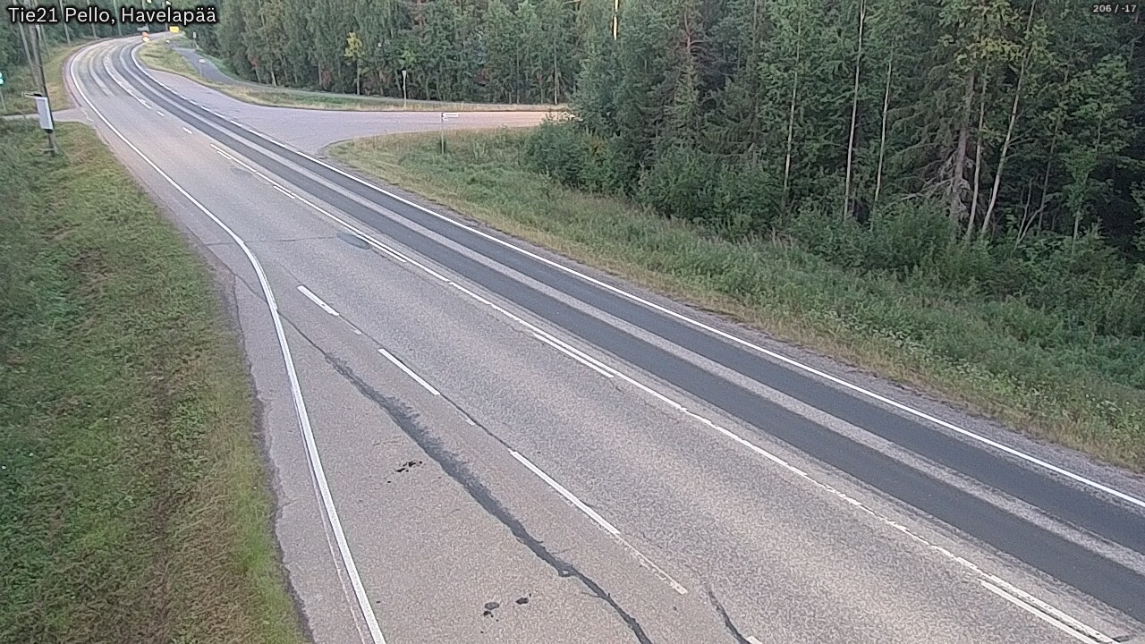 Kelikamerat Kuva Tie 21 Pello, Havelanpää, Pello, Lappi