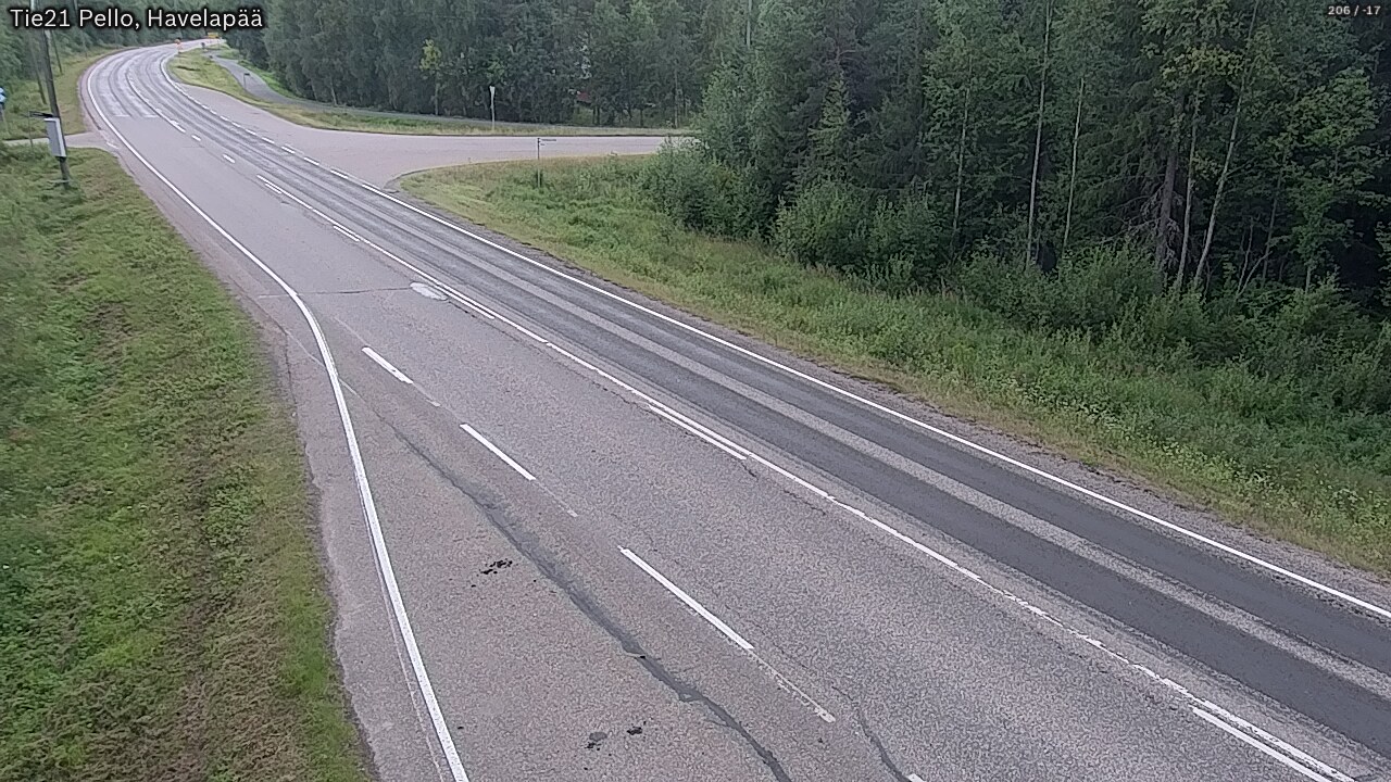 Kelikamerat Kuva Tie 21 Pello, Havelanpää, Pello, Lappi