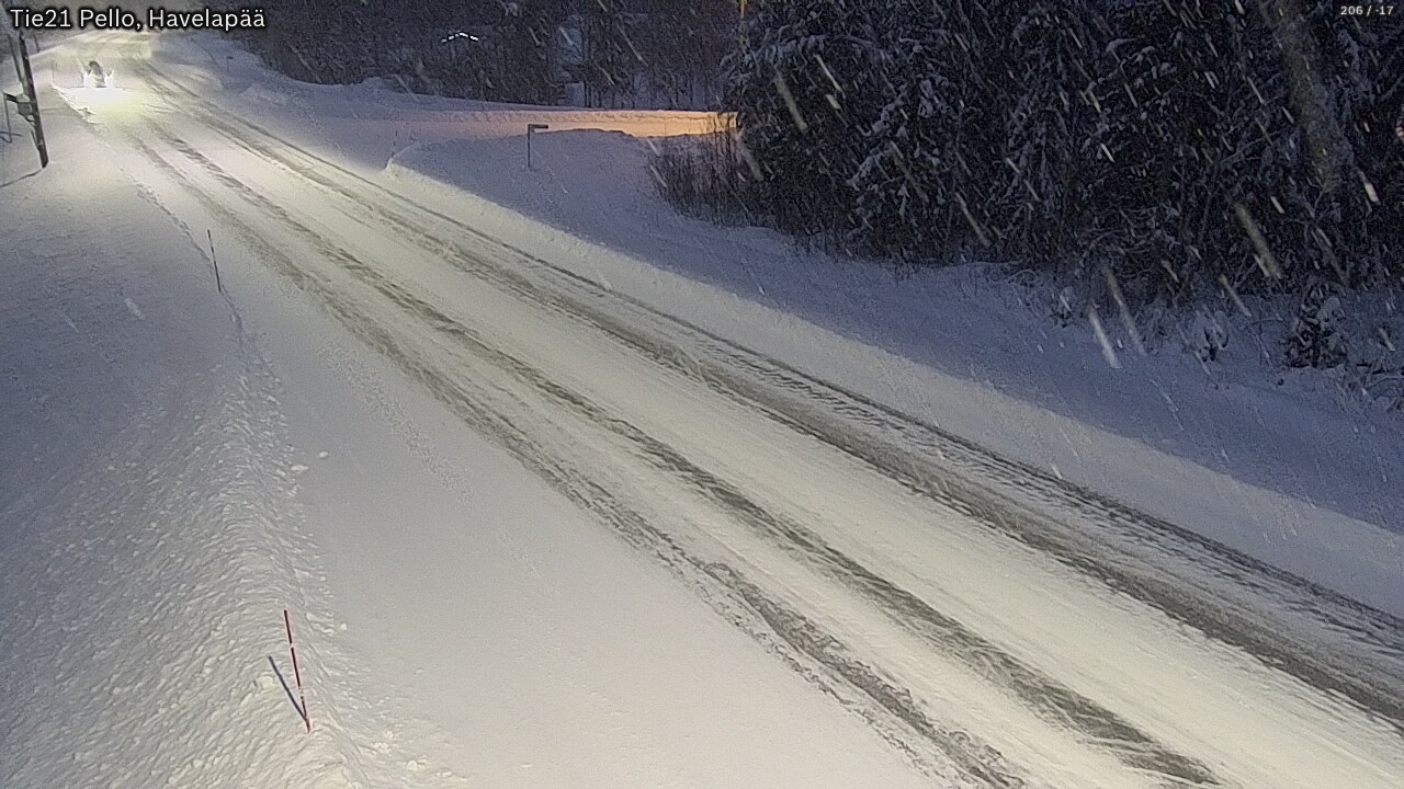 Kelikamerat Kuva Tie 21 Pello, Havelanpää, Pello, Lappi