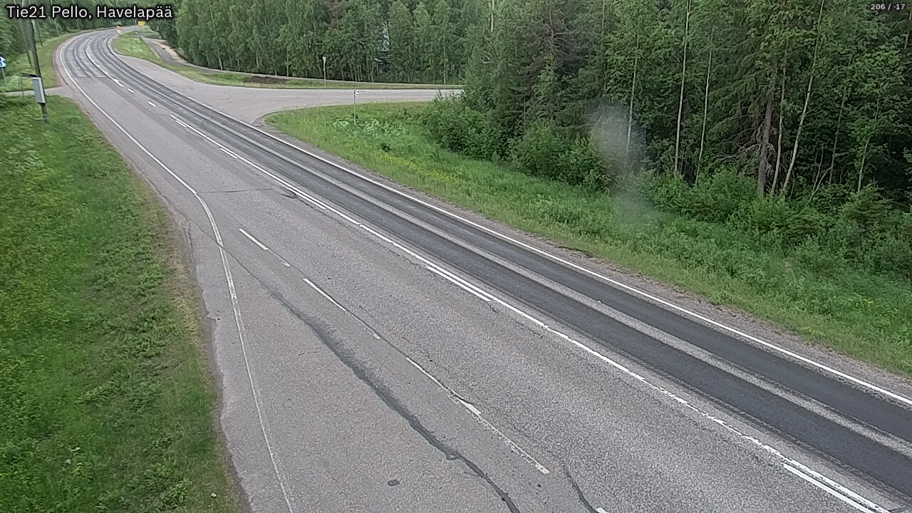 Kelikamerat Kuva Tie 21 Pello, Havelanpää, Pello, Lappi