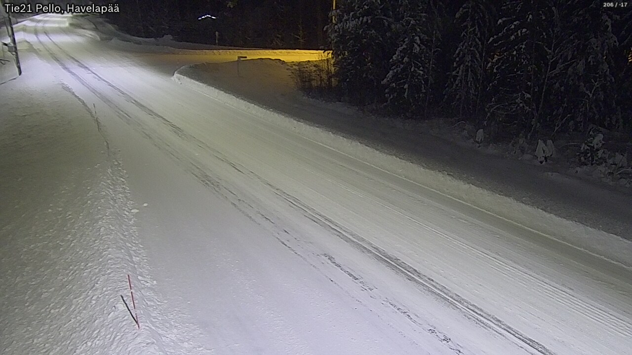 Kelikamerat Kuva Tie 21 Pello, Havelanpää, Pello, Lappi