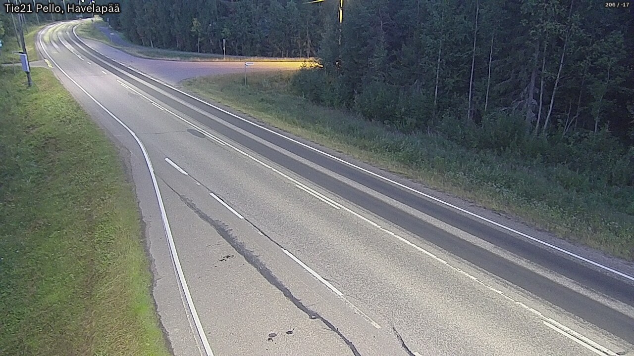 Kelikamerat Kuva Tie 21 Pello, Havelanpää, Pello, Lappi