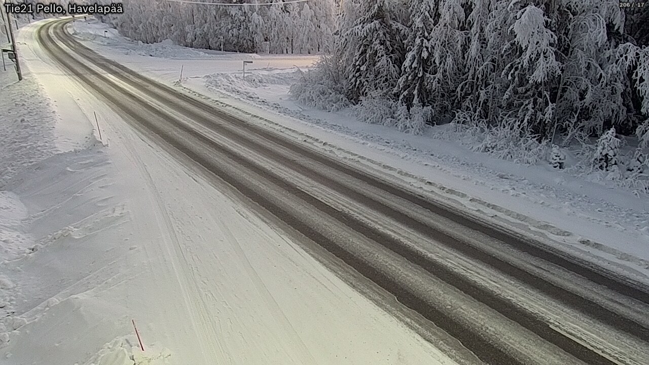 Kelikamerat Kuva Tie 21 Pello, Havelanpää, Pello, Lappi