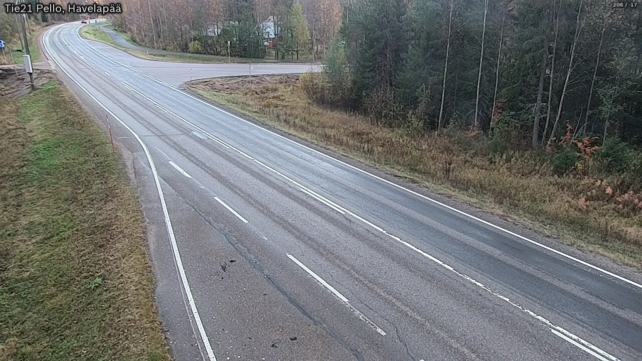 Kelikamerat Kuva Tie 21 Pello, Havelanpää, Pello, Lappi