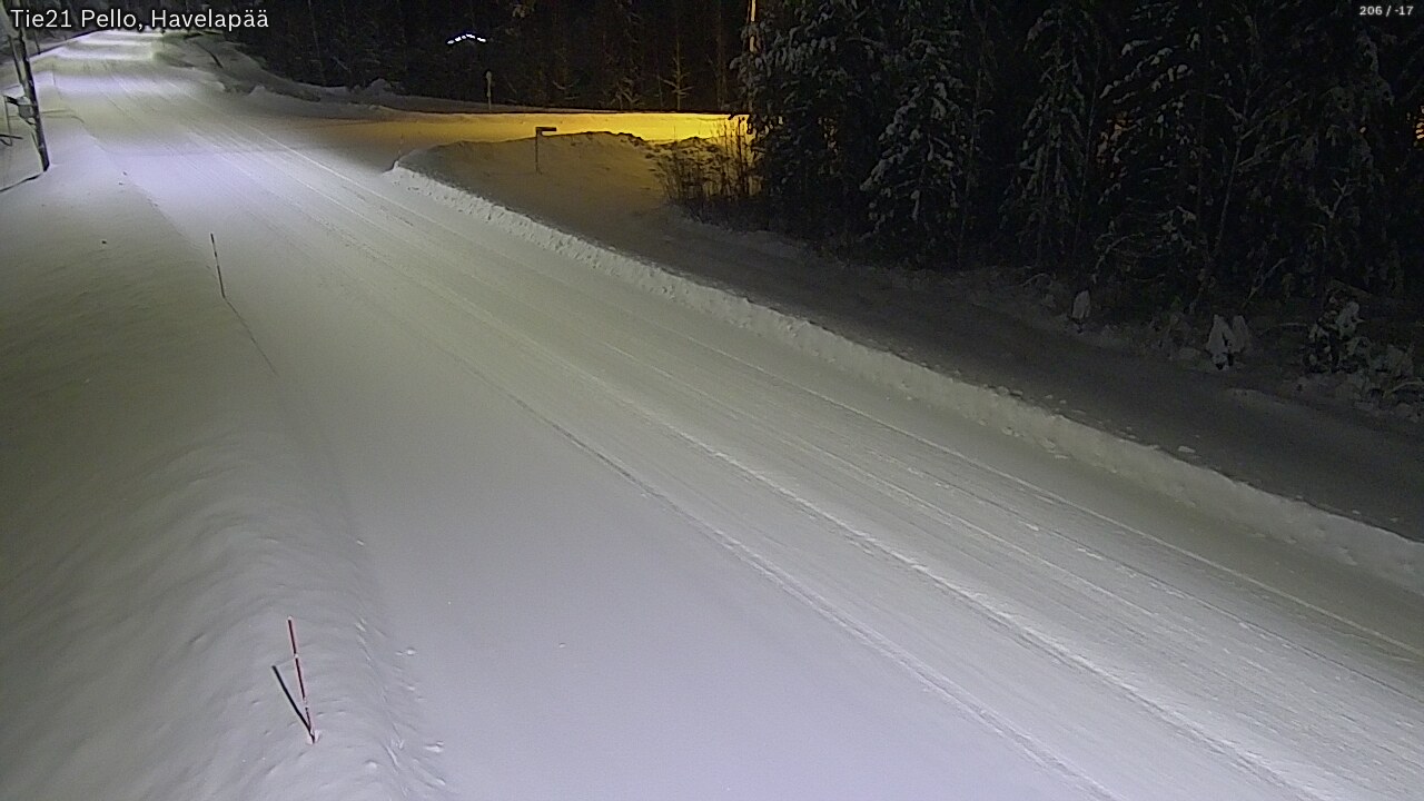 Kelikamerat Kuva Tie 21 Pello, Havelanpää, Pello, Lappi