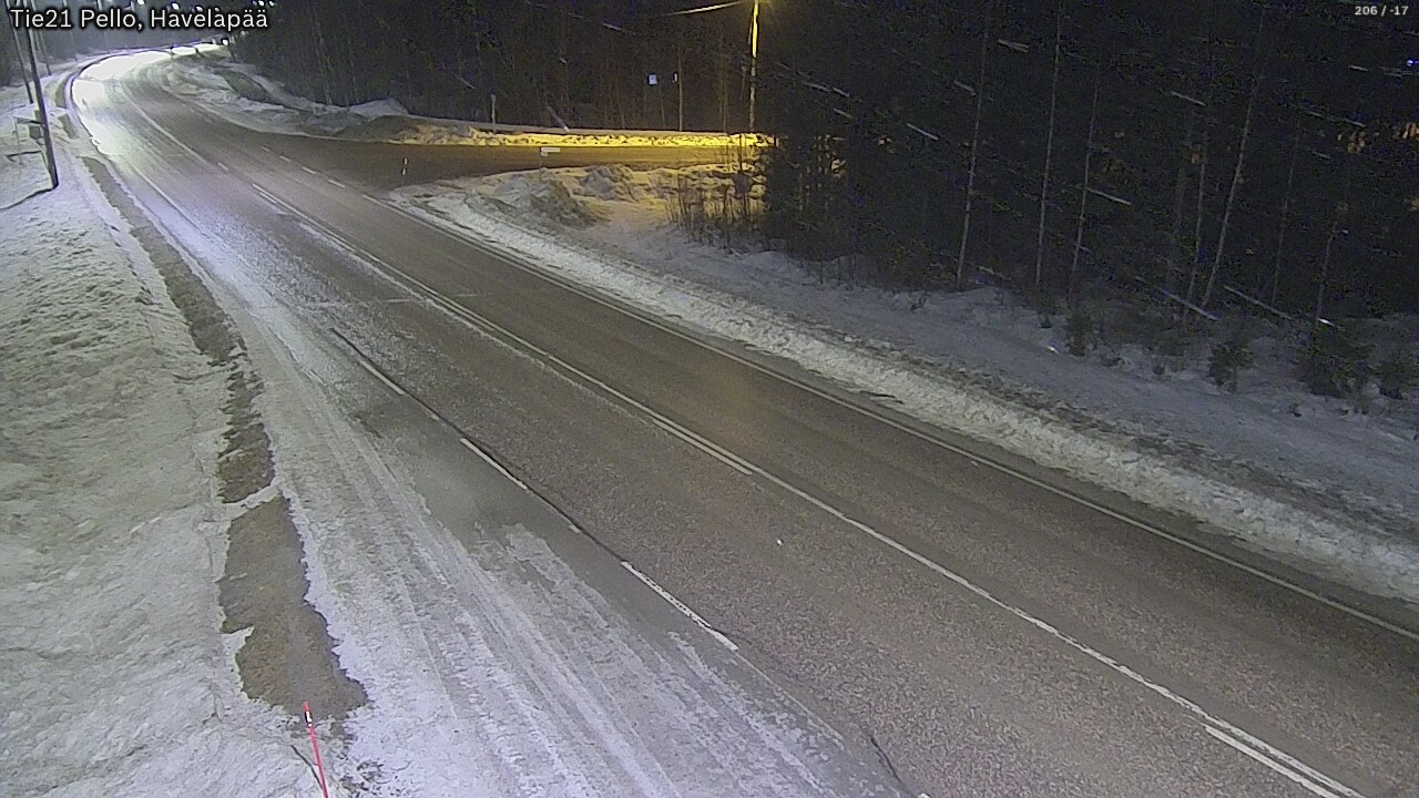 Kelikamerat Kuva Tie 21 Pello, Havelanpää, Pello, Lappi