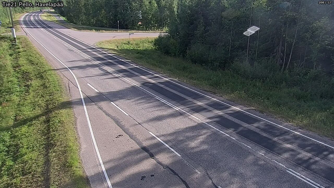 Kelikamerat Kuva Tie 21 Pello, Havelanpää, Pello, Lappi