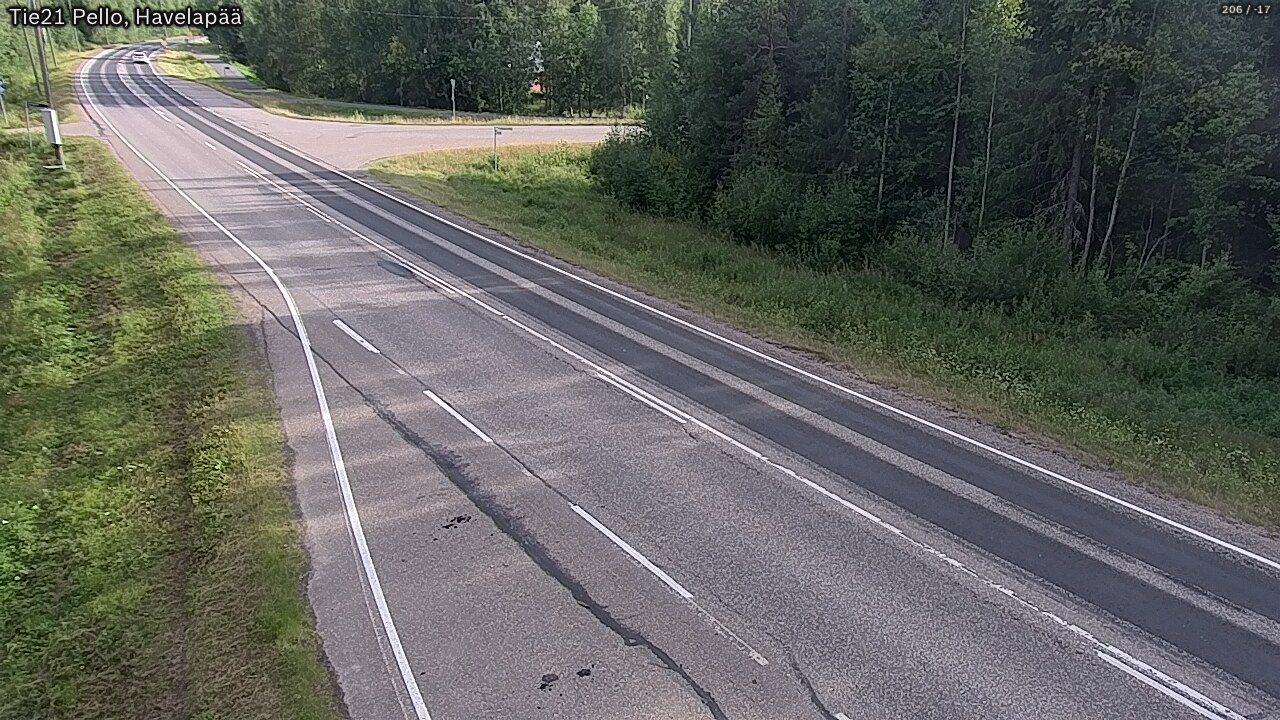 Kelikamerat Kuva Tie 21 Pello, Havelanpää, Pello, Lappi