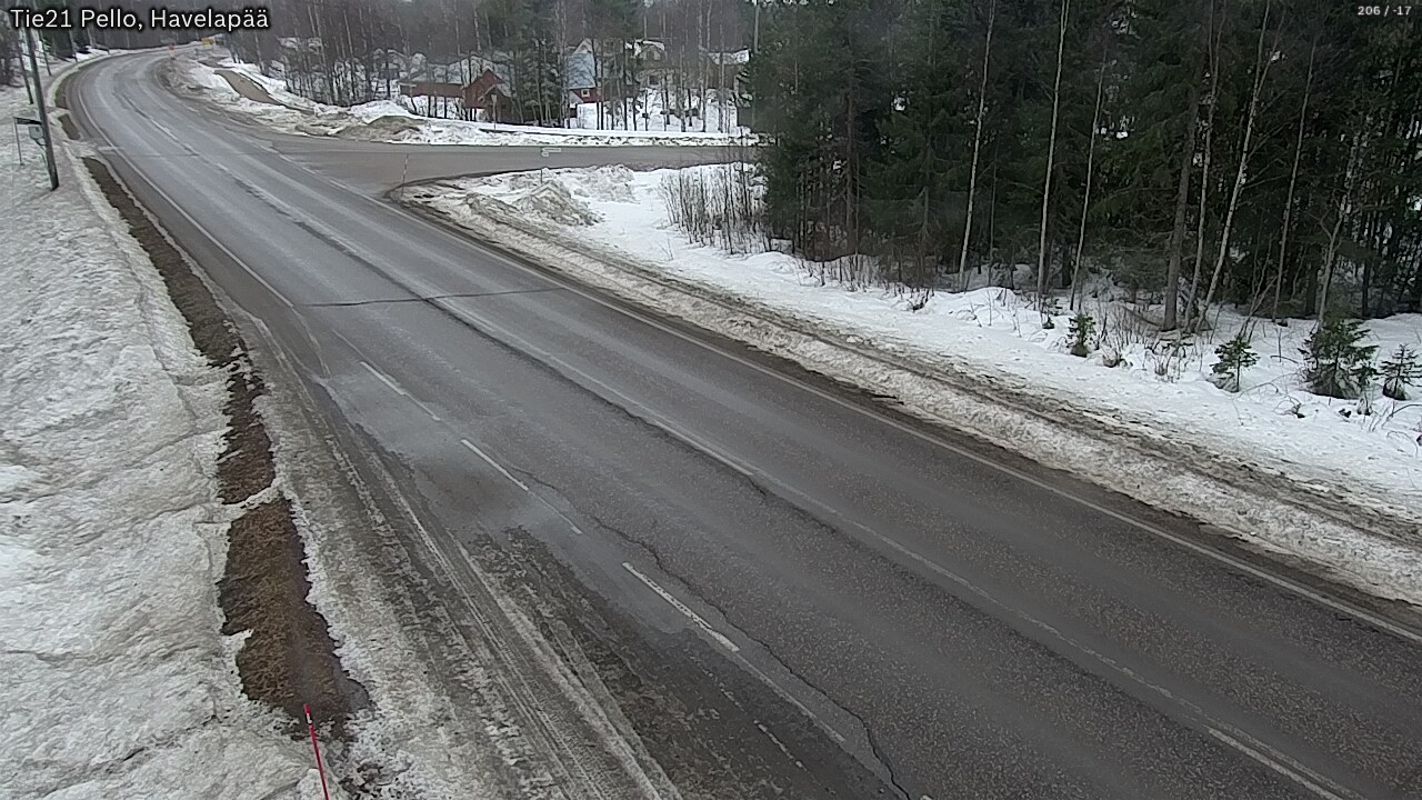 Kelikamerat Kuva Tie 21 Pello, Havelanpää, Pello, Lappi