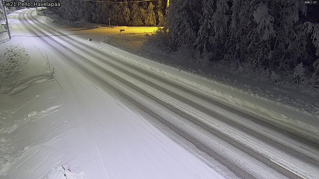 Kelikamerat Kuva Tie 21 Pello, Havelanpää, Pello, Lappi