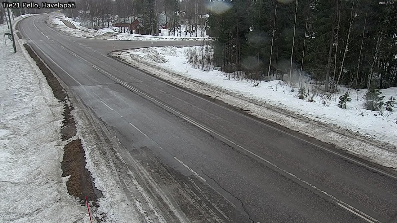 Kelikamerat Kuva Tie 21 Pello, Havelanpää, Pello, Lappi