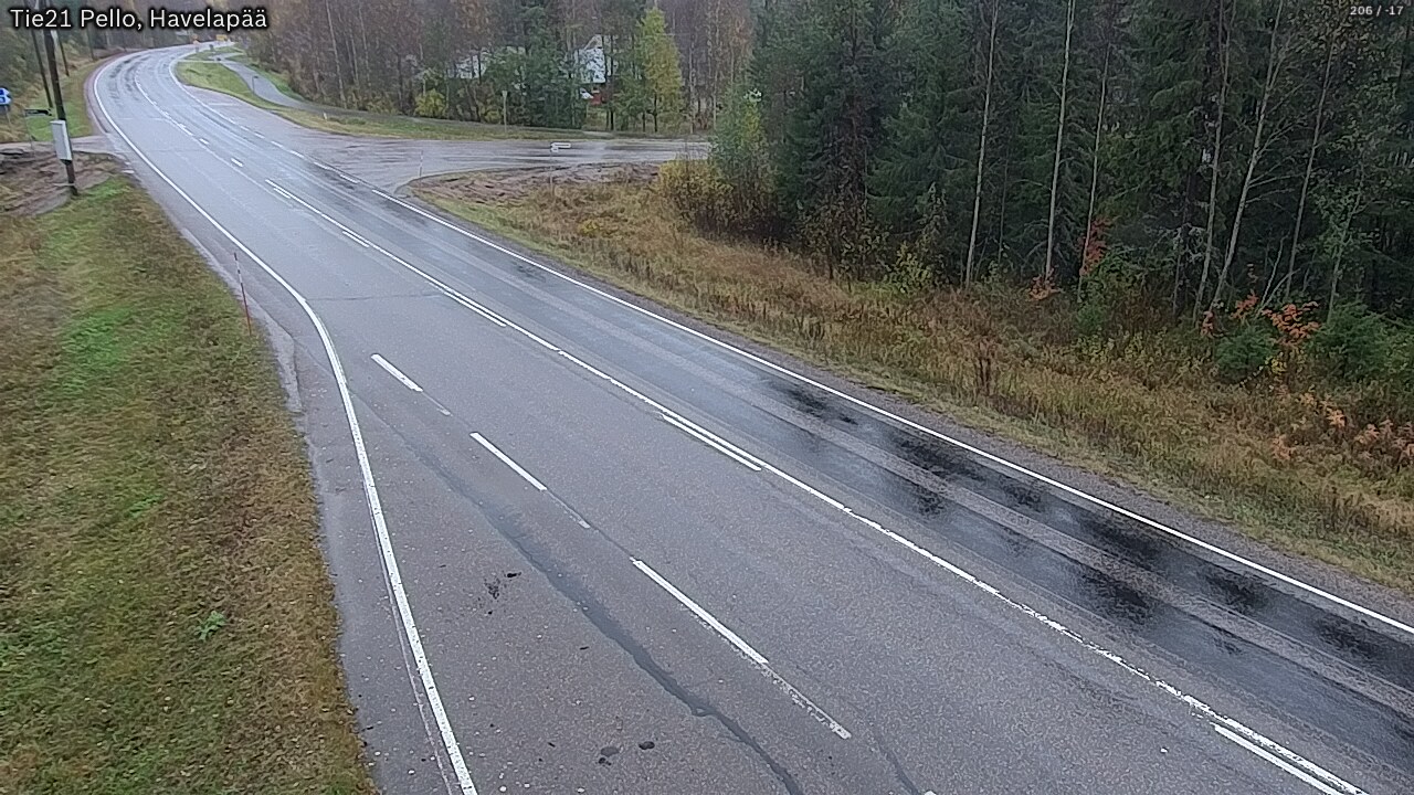 Weather Camera Image Road 21 Pello, Havelanpää, Pello, Lappi