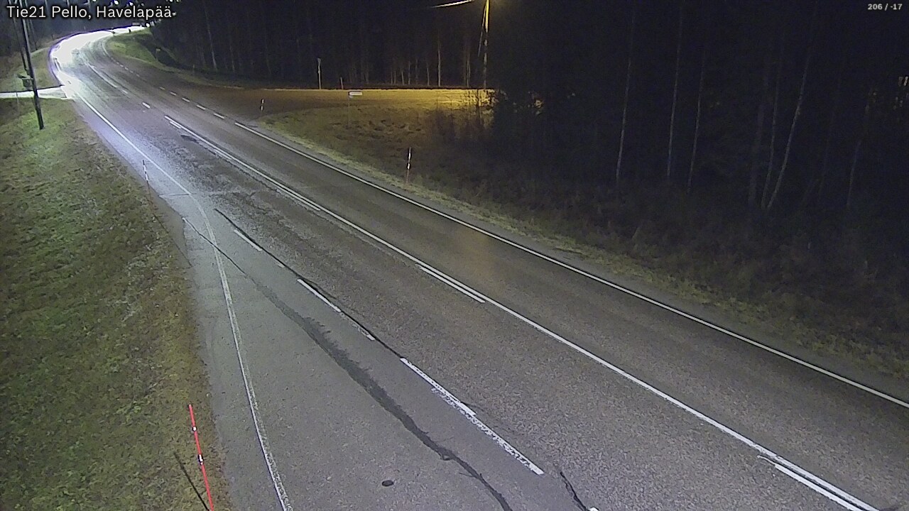 Kelikamerat Kuva Tie 21 Pello, Havelanpää, Pello, Lappi