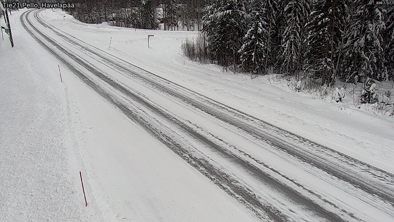Kelikamerat Kuva Tie 21 Pello, Havelanpää, Pello, Lappi