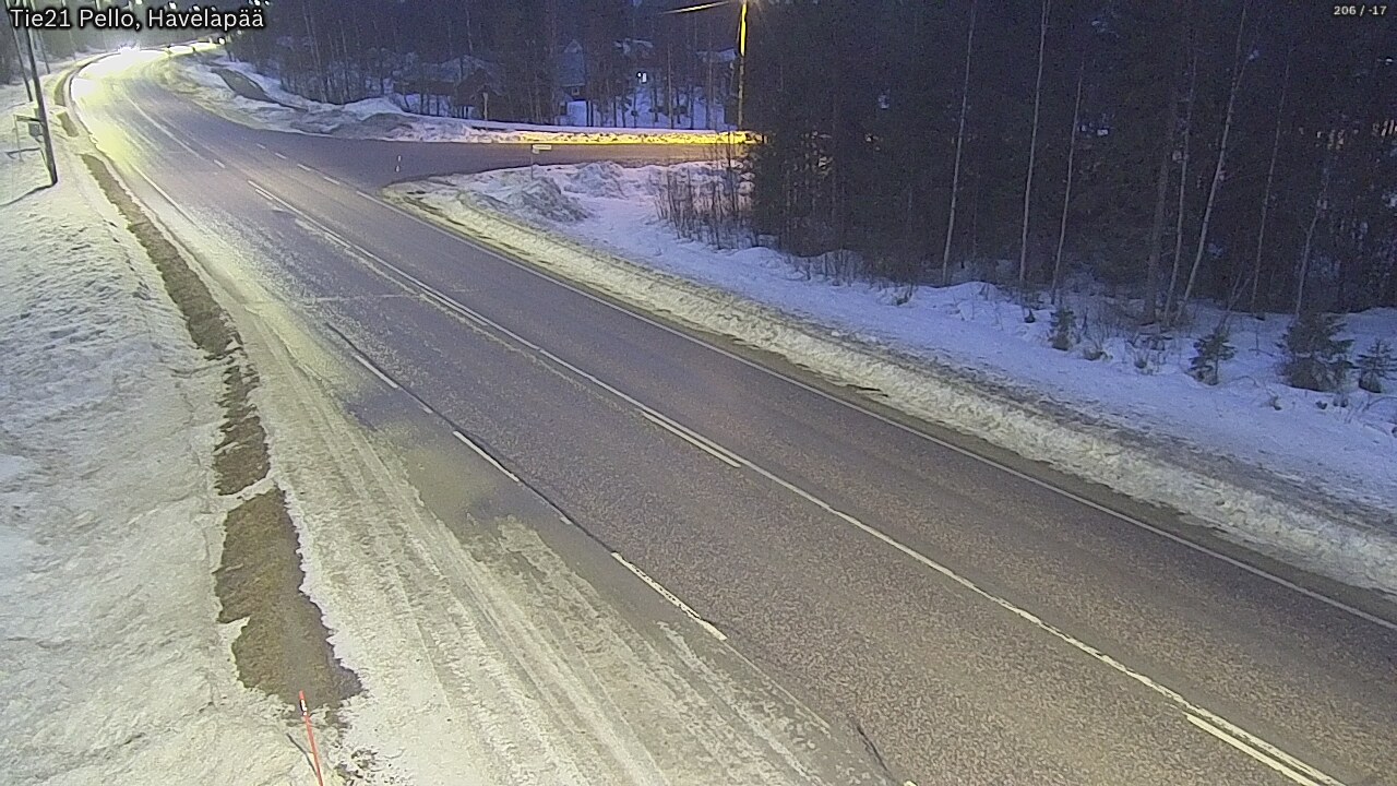Kelikamerat Kuva Tie 21 Pello, Havelanpää, Pello, Lappi