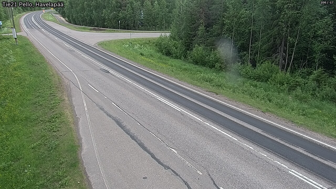 Kelikamerat Kuva Tie 21 Pello, Havelanpää, Pello, Lappi